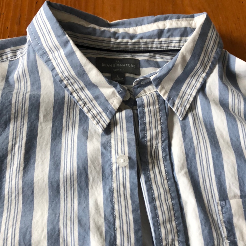 Men’s L.L.Bean cotton button down shirt, large